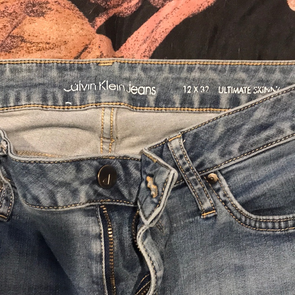 Womens Calvin Klein jeans size 12x32 ultimate skinny